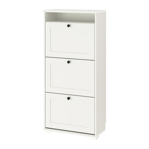 BRUSALI shoe cabinet with 3 compartments