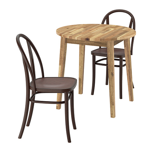 NACKANÄS/SKOGSBO table and 2 chairs