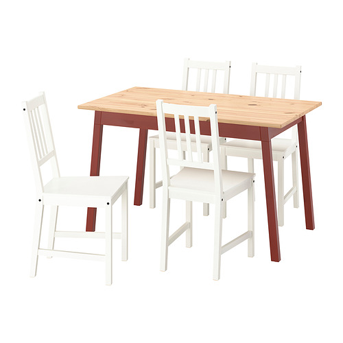 STEFAN/PINNTORP table and 4 chairs