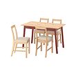 light brown stained-red stained-light brown stained