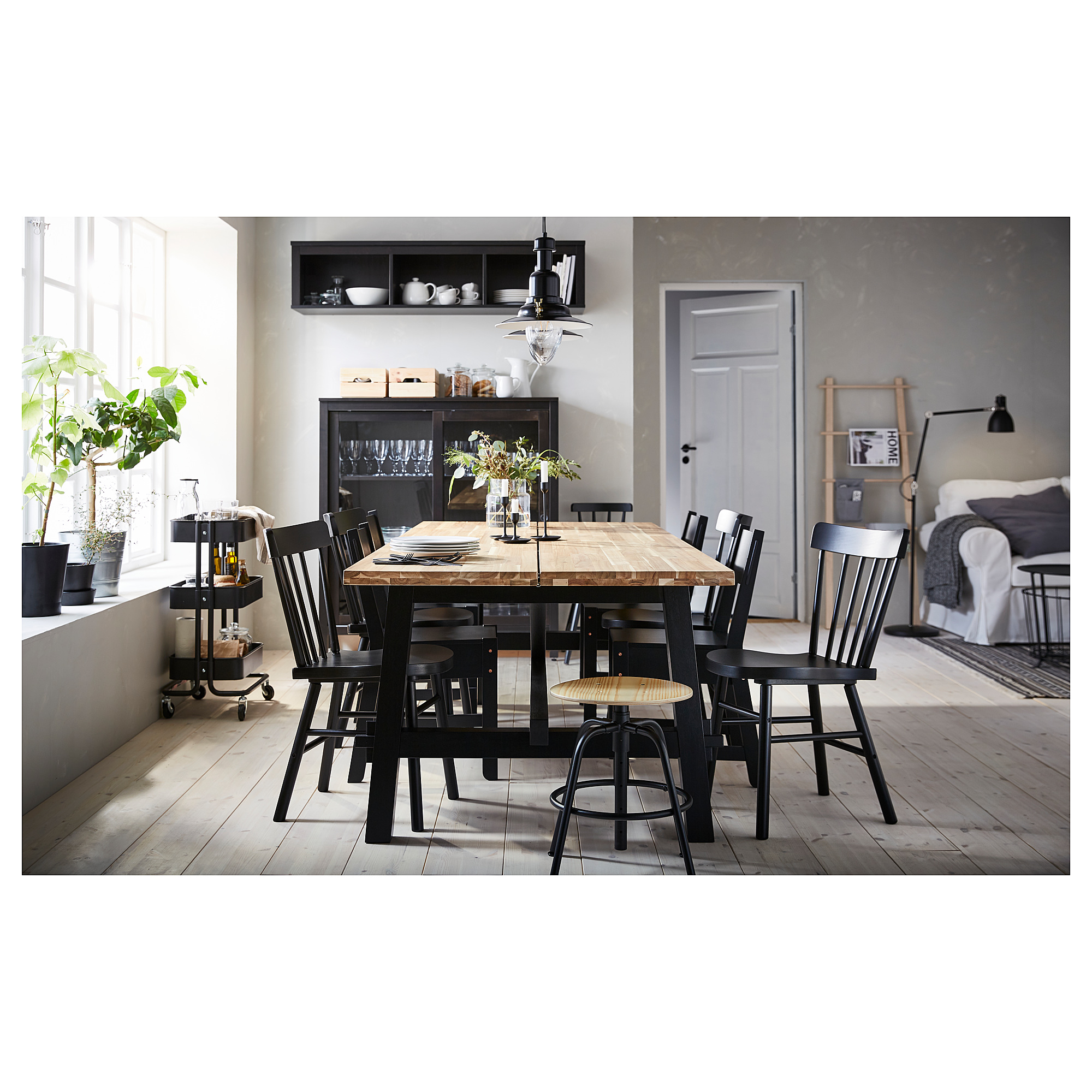 SKOGSTA - dining table, 235x100x73 cm, acacia | IKEA Hong Kong and Macau