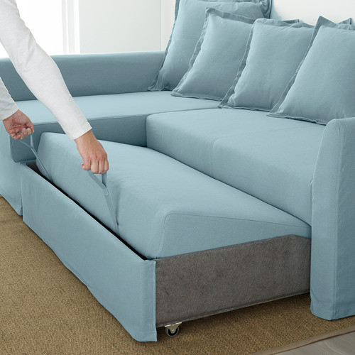 HOLMSUND corner sofa-bed