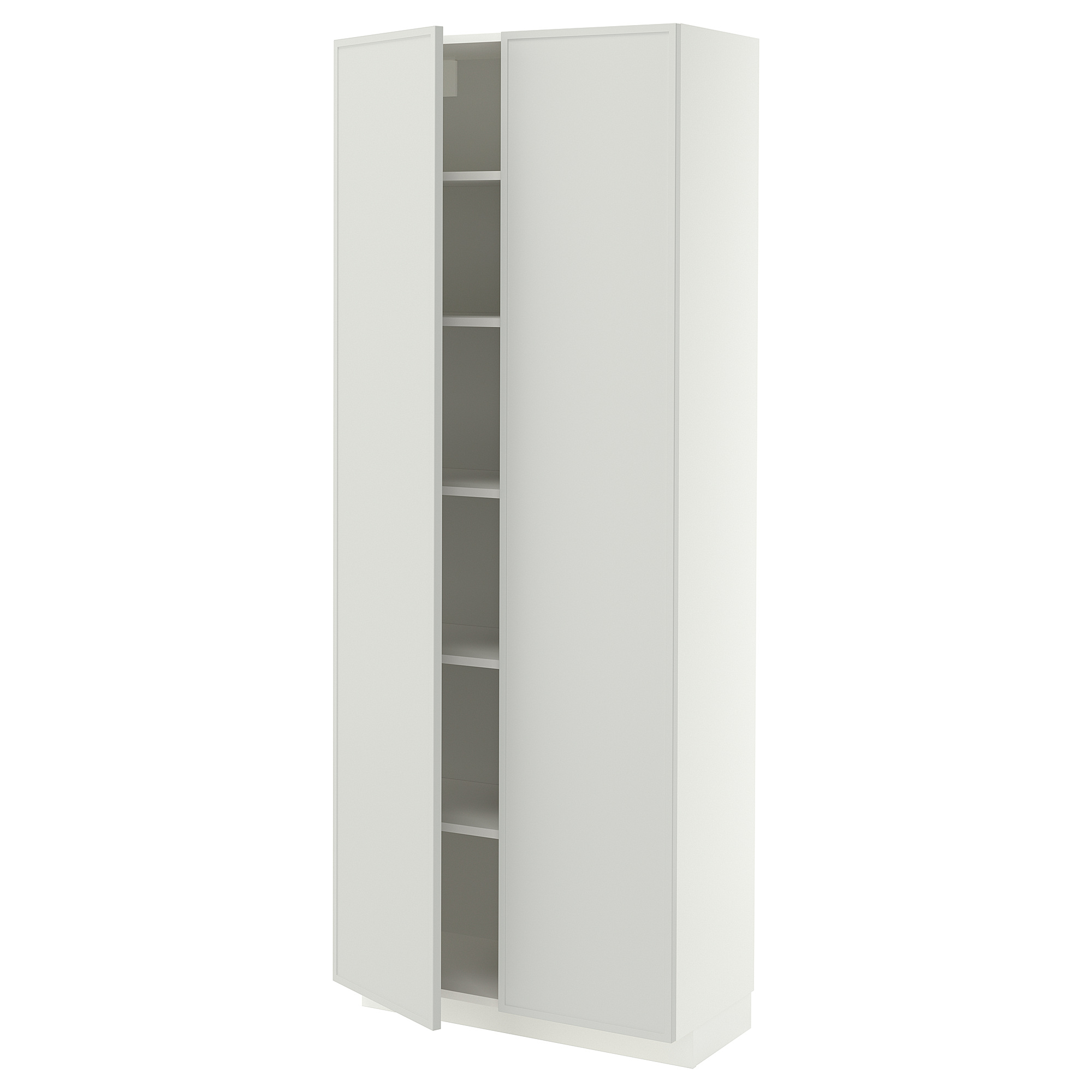 METOD high cabinet with shelves