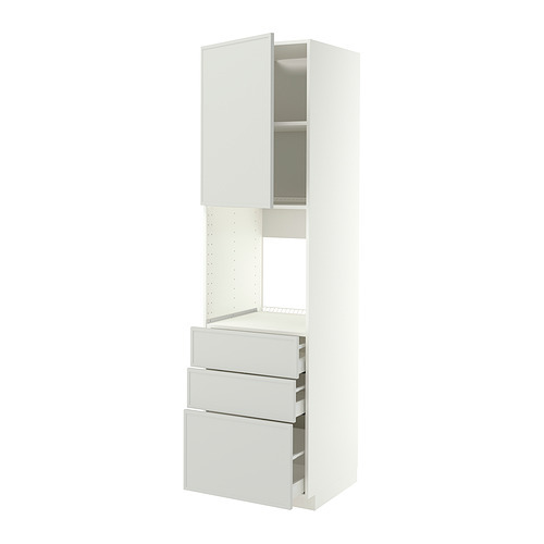 METOD/MAXIMERA high cab f oven w door/3 drawers