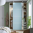 PAX/MEHAMN/AULI wardrobe with sliding doors