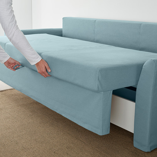 HOLMSUND three-seat sofa-bed