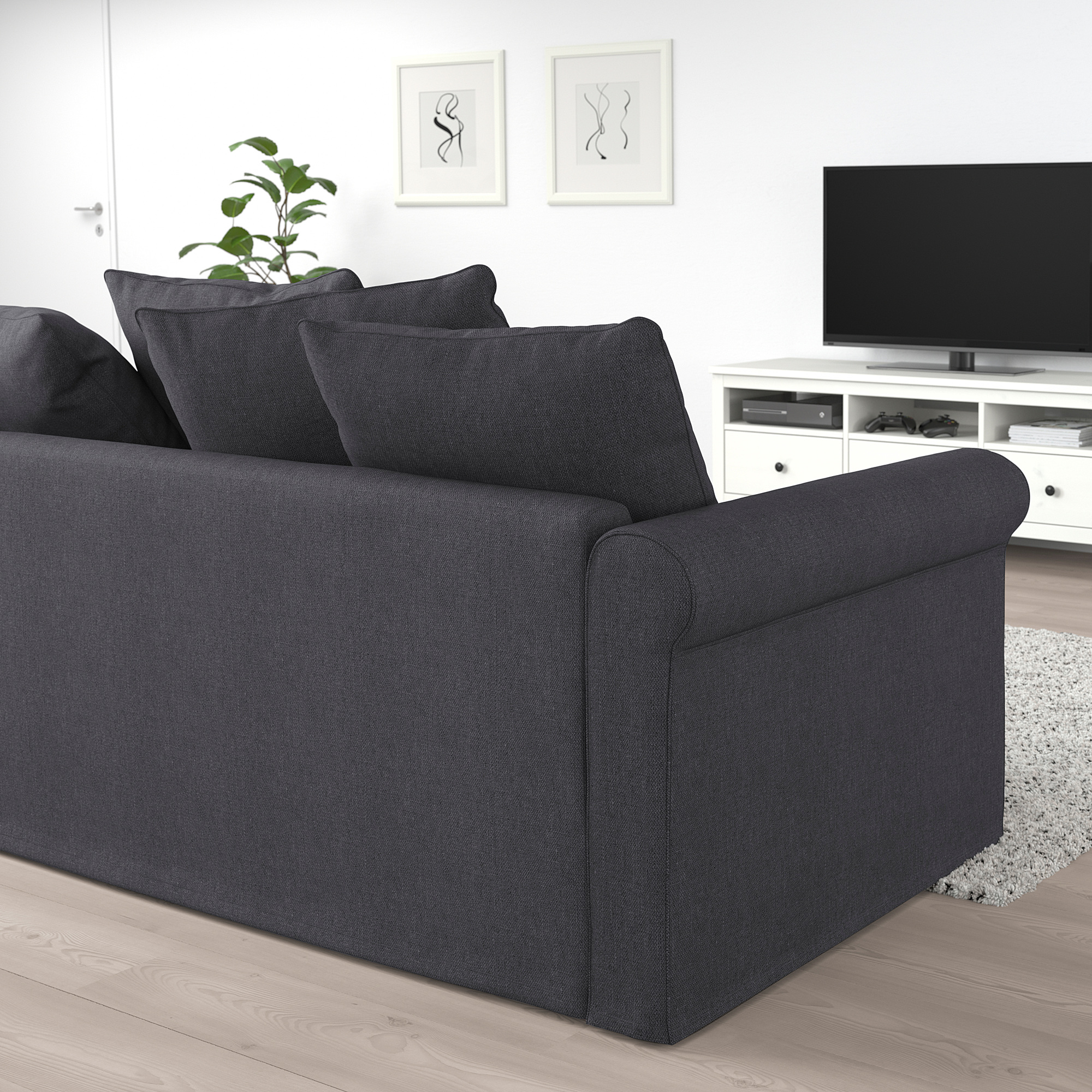 GRÖNLID 3-seat sofa-bed