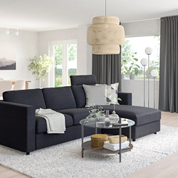 VIMLE - 三座位梳化連躺椅, 連頭枕/Hallarp 灰色 | IKEA 香港及澳門 - PE799882_S3