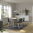KARLPETTER/LISABO table and 4 chairs