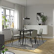 KARLPETTER/LISABO table and 4 chairs