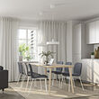 KARLPETTER/LISABO table and 6 chairs