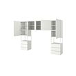 PLATSA wardrobe with 7 doors+6 drawers