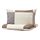 BRUNKRISSLA - 被套連2個枕袋, 褐色 | IKEA 香港及澳門 - PE790239_S1