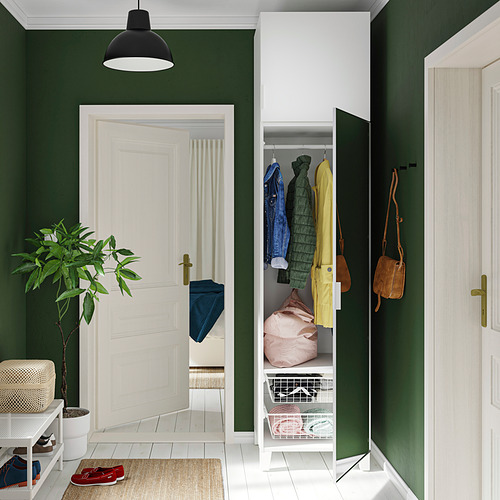 PLATSA wardrobe with 2 doors