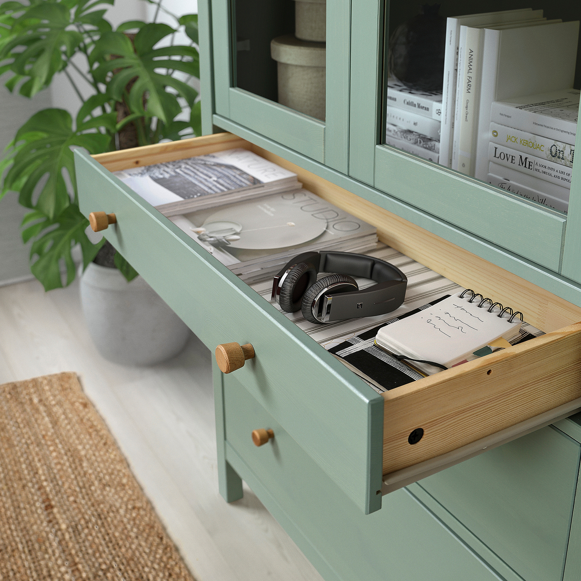 HEMNES 貯物組合連門/抽屜