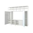 PLATSA wardrobe with 5 doors
