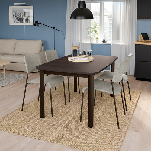 UDMUND/STRANDTORP table and 4 chairs