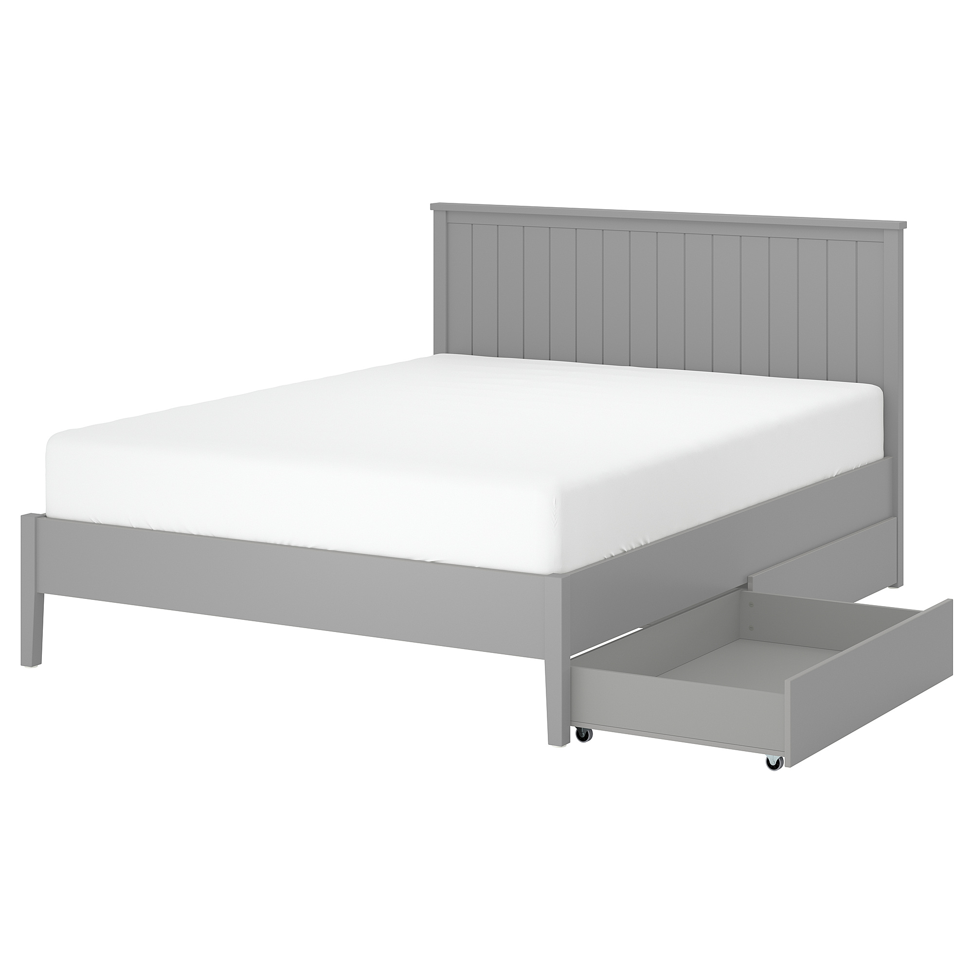 GULLABERG bed frame with 2 storage boxes