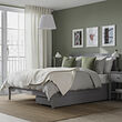 GULLABERG bed frame with 2 storage boxes