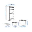 TROFAST storage combination with boxes