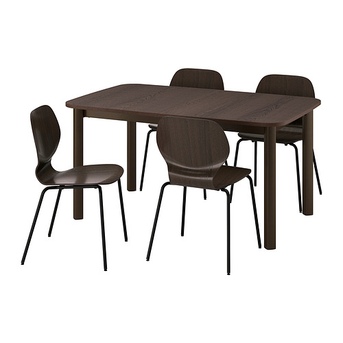 SIGTRYGG/STRANDTORP table and 4 chairs