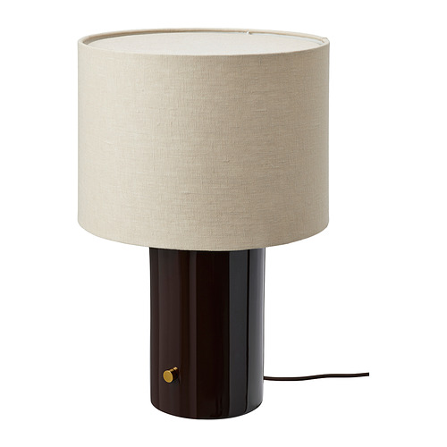 HALGATT - table lamp, dimmable beige/brown ceramic, 49 cm | IKEA Hong Kong and Macau - PE981981_S4