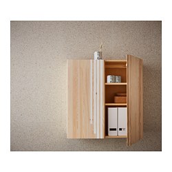 IVAR -  雙門貯物櫃, 80x30x83 cm, 灰色 網狀 | IKEA 香港及澳門 - PE788583_S3