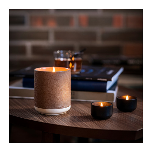 SILKESTRÄD scented candle in ceramic jar