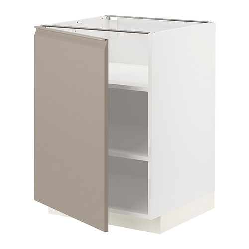 METOD base cabinet with shelves