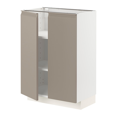 METOD base cabinet with shelves/2 doors