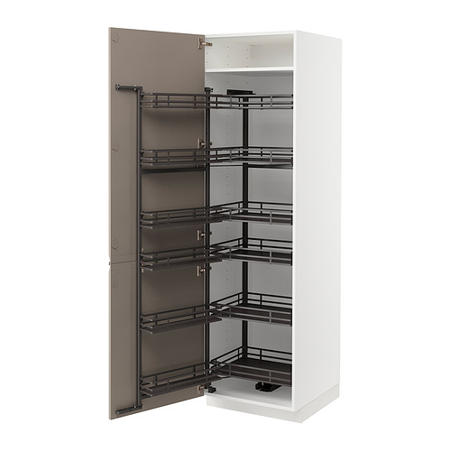 METOD high cabinet with pull-out larder