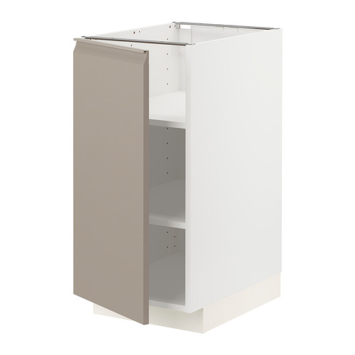 METOD base cabinet with shelves