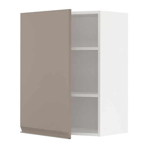 METOD wall cabinet with shelves