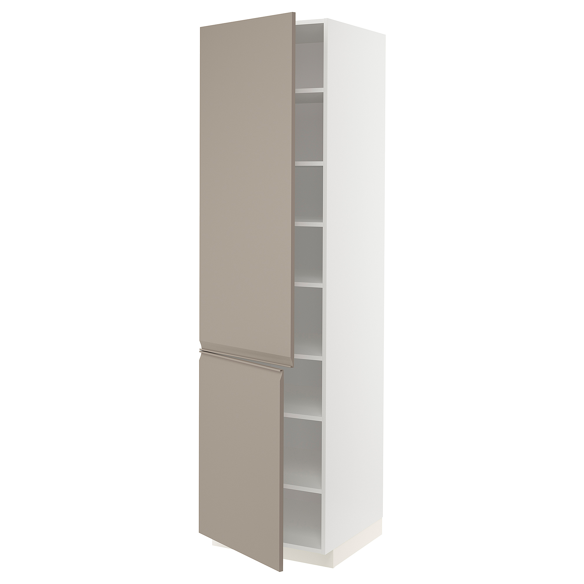 METOD high cabinet with shelves/2 doors
