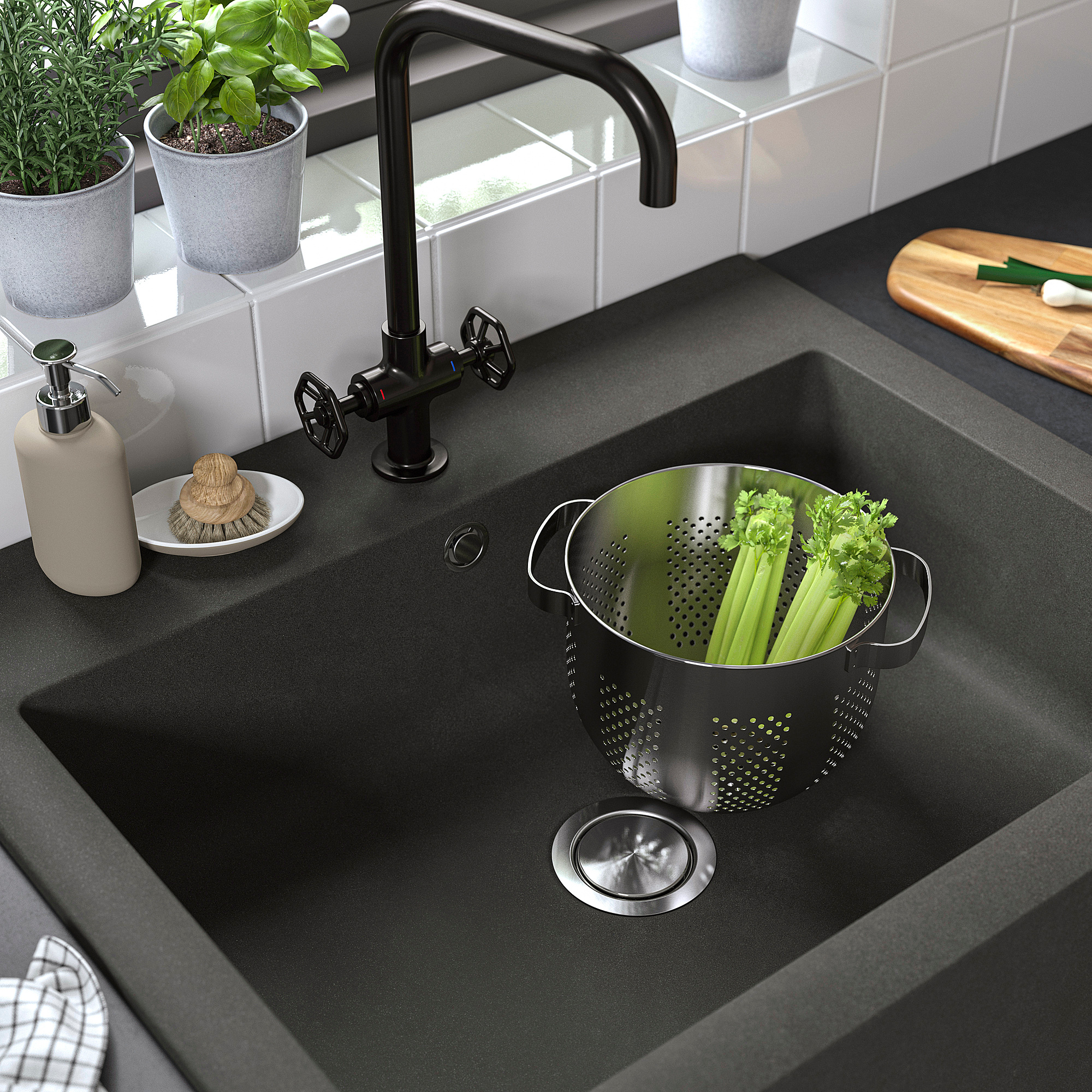 TALLSJÖN sink bowl w visible front