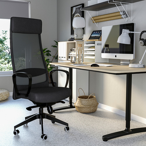 MARKUS - 辦公椅, Vissle 深灰色| IKEA 香港及澳門