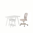 FLINTAN/TROTTEN desk and storage combination