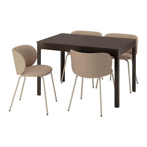 KRYLBO/EKEDALEN table and 4 chairs