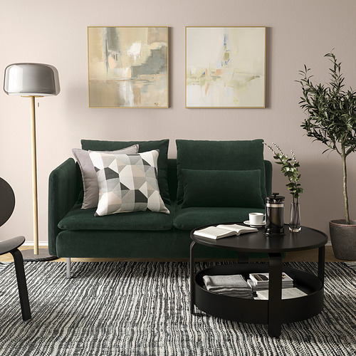 SÖDERHAMN compact 3-seat sofa with open end