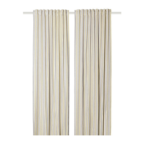 BARRMYNTA curtains, 1 pair