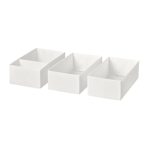 SKUBB - box, set of 3, white, 20x38x12 cm | IKEA Hong Kong and Macau - PE946151_S4