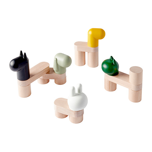 GREJSIMOJS 20-piece toy building blocks