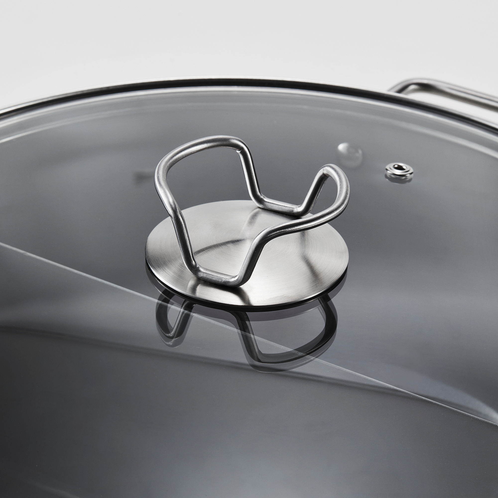 SKÄGGTORSK hot pot with divider and lid