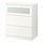 BRIMNES - 三層抽屜櫃, 白色/磨砂玻璃 | IKEA 香港及澳門 - PE694908_S1