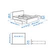 MALM 高身床架連4個抽屜