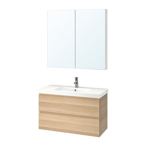 ODENSVIK/GODMORGON bathroom furniture, set of 4