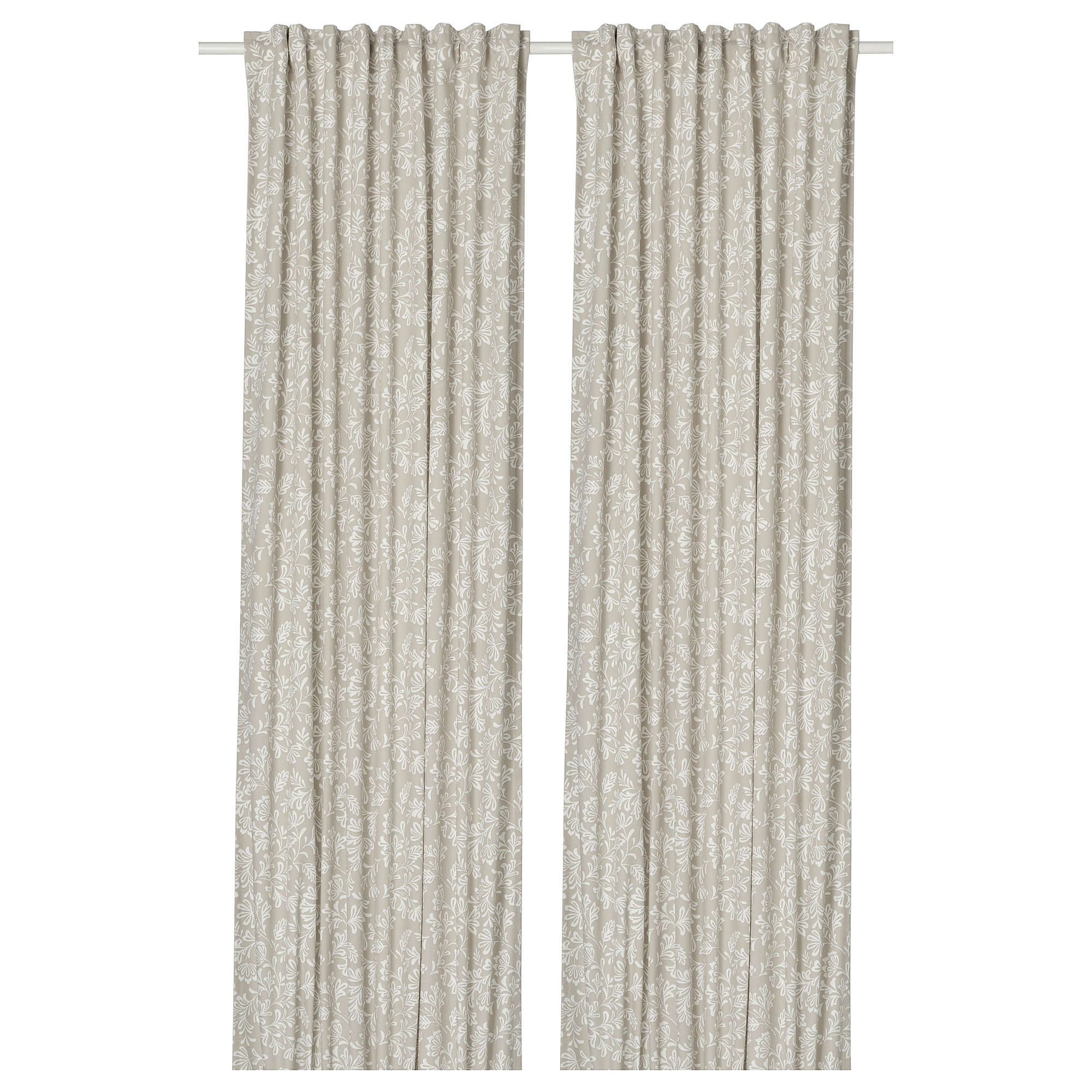 SNÖRUTA curtains, 1 pair