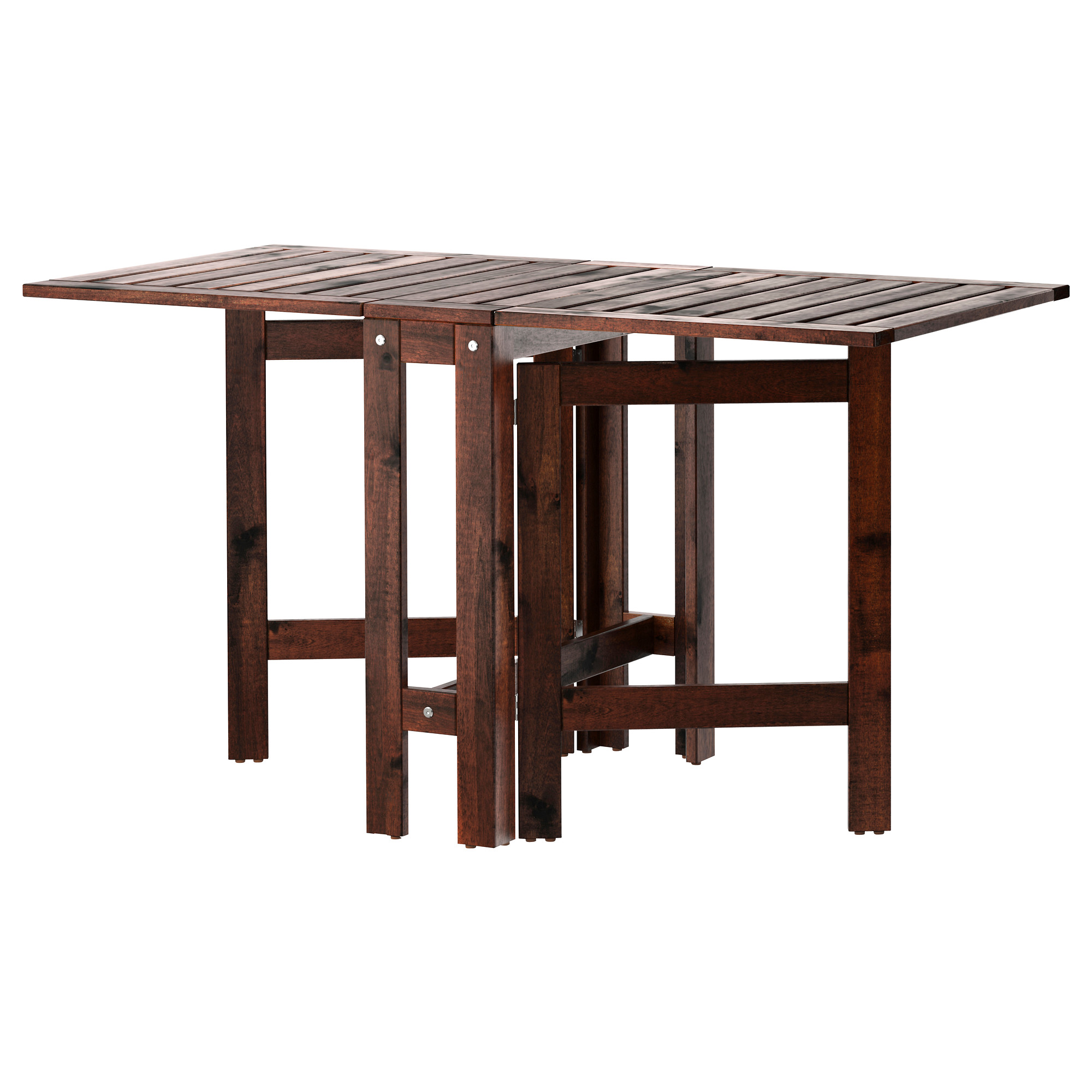 Applaro Gateleg Table Outdoor Brown Stained Ikea Hong Kong