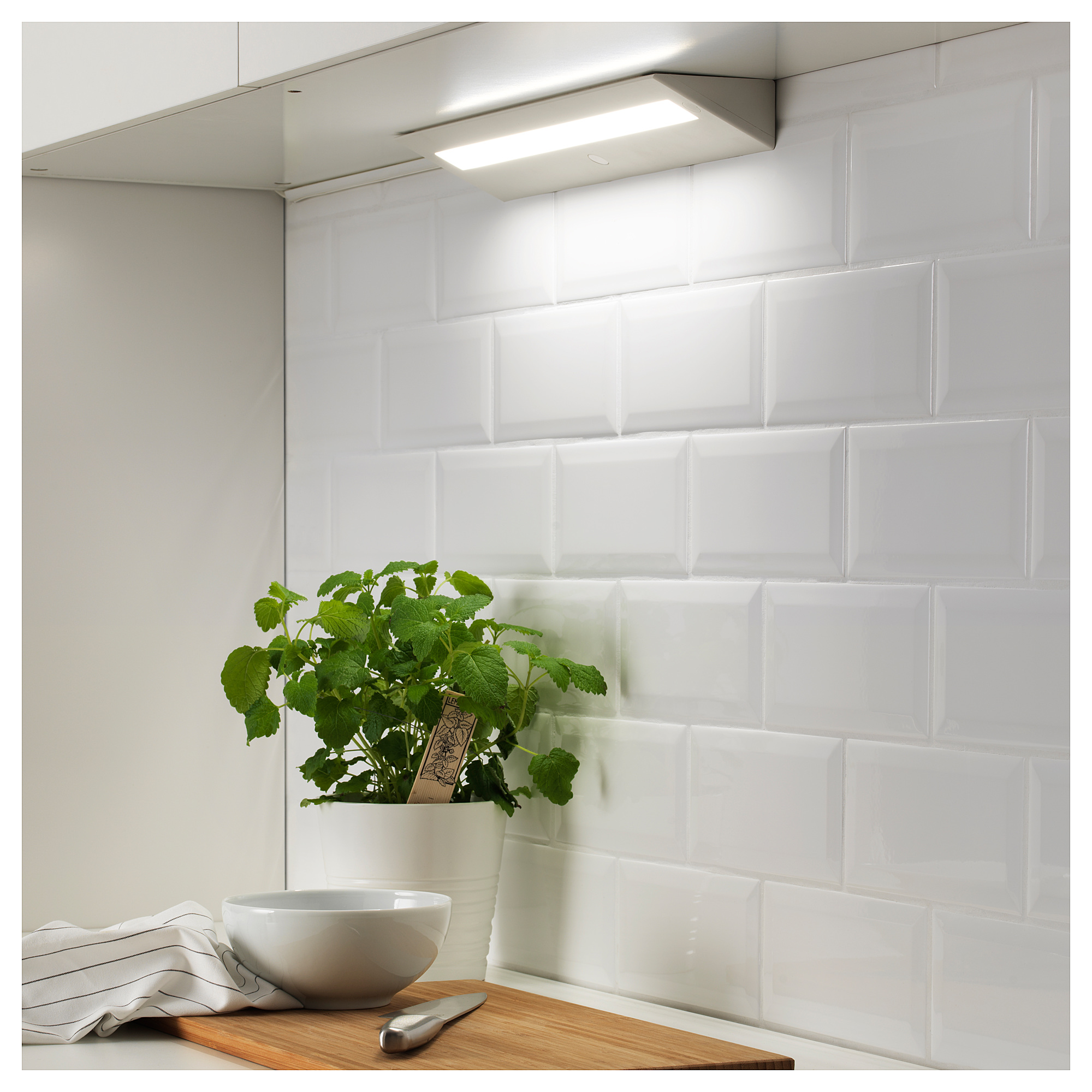 SLAGSIDA LED櫃台板燈, 白色 IKEA 香港及澳門