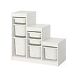 TROFAST storage combination with boxes